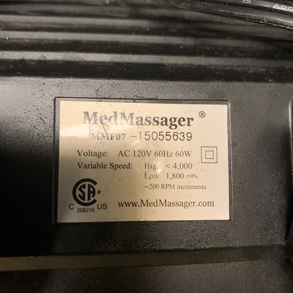 MedMassager Foot Massager Machine barely Used - Picture 3 of 3